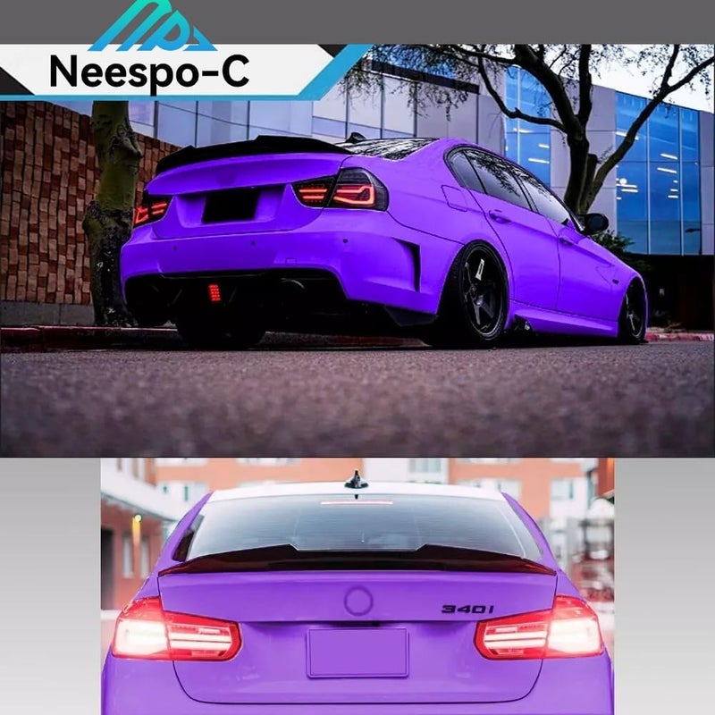 NeespoC Rear Trunk Spoiler Wing Fit for BMW F30 F80 M3 2012-2018 3 Series 320i/ 328d/ 330i/ 330e/ 335i/ 340i PSM Style Decklid Lip Exterior Accessories - Image 4
